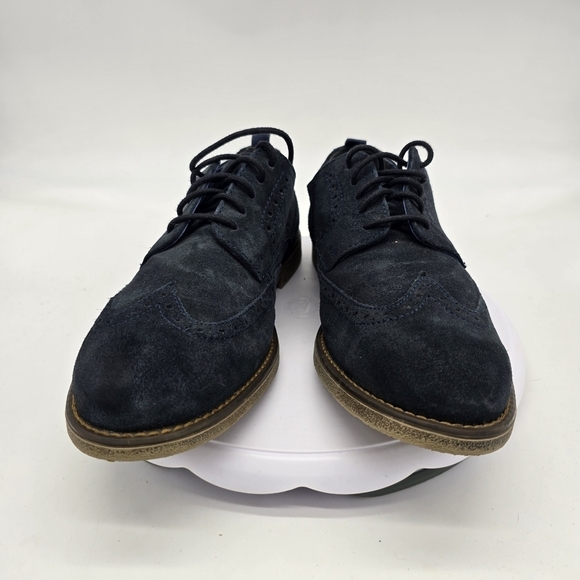 Joseph Abboud Shoes Men 10 Robert II Oxford Blue Dress